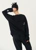 INTEREST Shinning Print Top_Black
