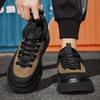 Luxus Plateau Herren Sneaker für Männer Designer Leder Wanderschuhe Herren Freizeitschuhe Rutschfest Sport Laufschuhe Trainer Tenis