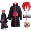 Uzumaki Akatsuki Cosplay Garçons Filles Uzumaki Veste Pantalon Bandeau Perruque accessoires Enfant Uniforme Kunai Halloween Costume