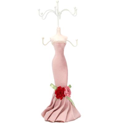 Βάση Επίδειξης Κολιέ Σχήματος Μοντέλου Βάση Αποθήκευσης Κοσμημάτων Σκουλαρικιών Ράφι Οργανωτής