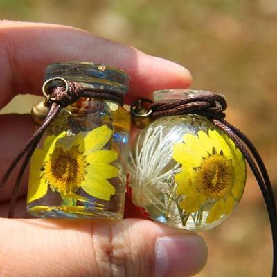 2 Buc Mini Sticlă Matriță Rășină Epoxidică Cutie Mică Pandantiv Recipient de Depozitare Borcan Matrițe Silicon pentru Cercei Bijuterii DIY