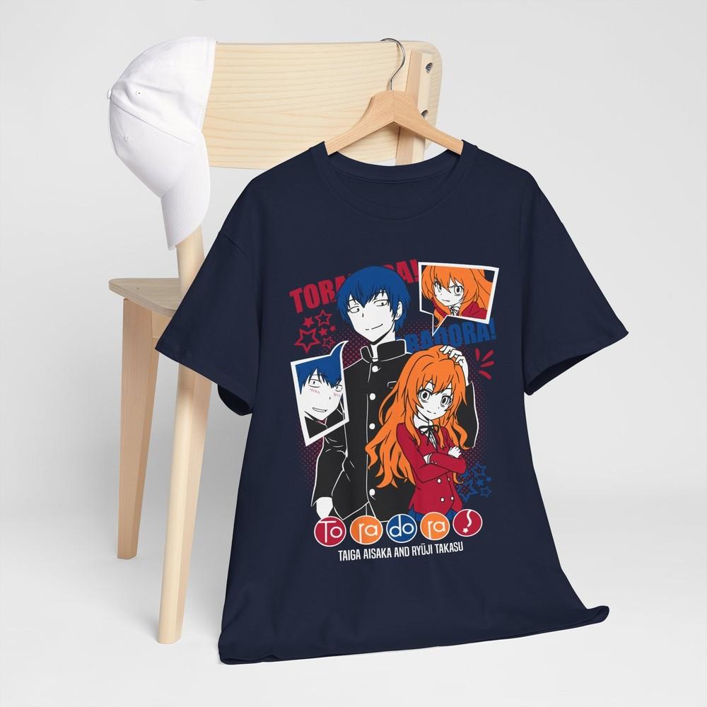 Toradora TShirt Taiga Ryuuji Aisaka Takasu Kawaii Anime Tee Gift 2024 Shirt M