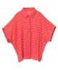 Green Parks Casual Sheer Shirred French Sleeve Shirt Women's