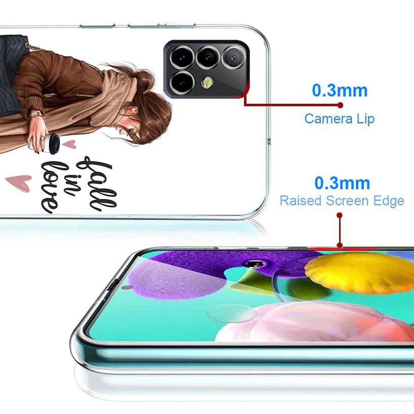 Girl Boss Female Coffee Phone Case For Samsung Galaxy A17 A37 A57 A16 A26 A36 A56 A15 A25 A35 A55 A14 A24 A34 A54 A13 A23 A33 A5