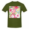 100 Cotton Tropical Hibiscus And Plumeria Flowers Tshirt Unisexs Funny Oversized T Shirt Unisex Oneck Summer Shirts Tops S6xl