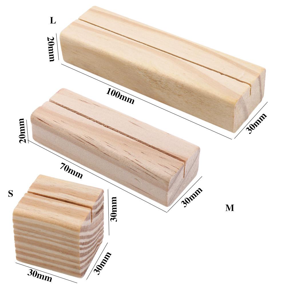 Events Table Number Rustic Sign Elegant Decoration Note Holder Display Stand Place Card Holder