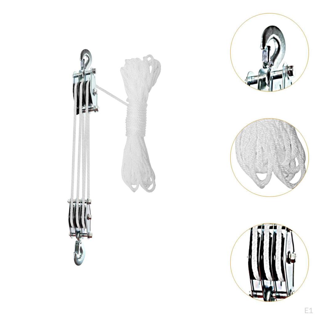 Manual Device with Rope Pulley System for Warehouse Use