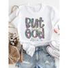 Fashion 90s Casual Flower Letter Pattern Women's Cartoon Cute Style Basic Print Women's Top Short Sleeved Clothes T-Shirt
