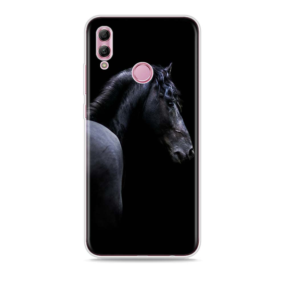 

Силиконовый чехол с милым бегущим конем для Honor 30 30S 30i 9 10 9A 9C 9S 9N 10i 10X 9X Lite Pro 5G чехол для телефона Honor 9X