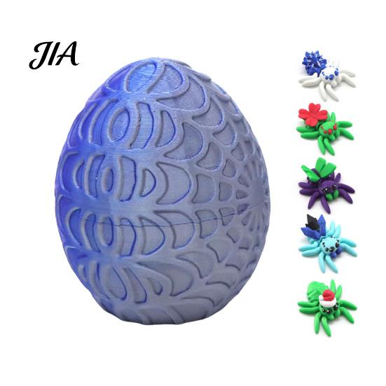 Modern Interior Sculptures 3D Printed Spider Figurine, Articulated Fidget Toy, Movable Joints Small Figurine for Balcony Animal Creative Desktop