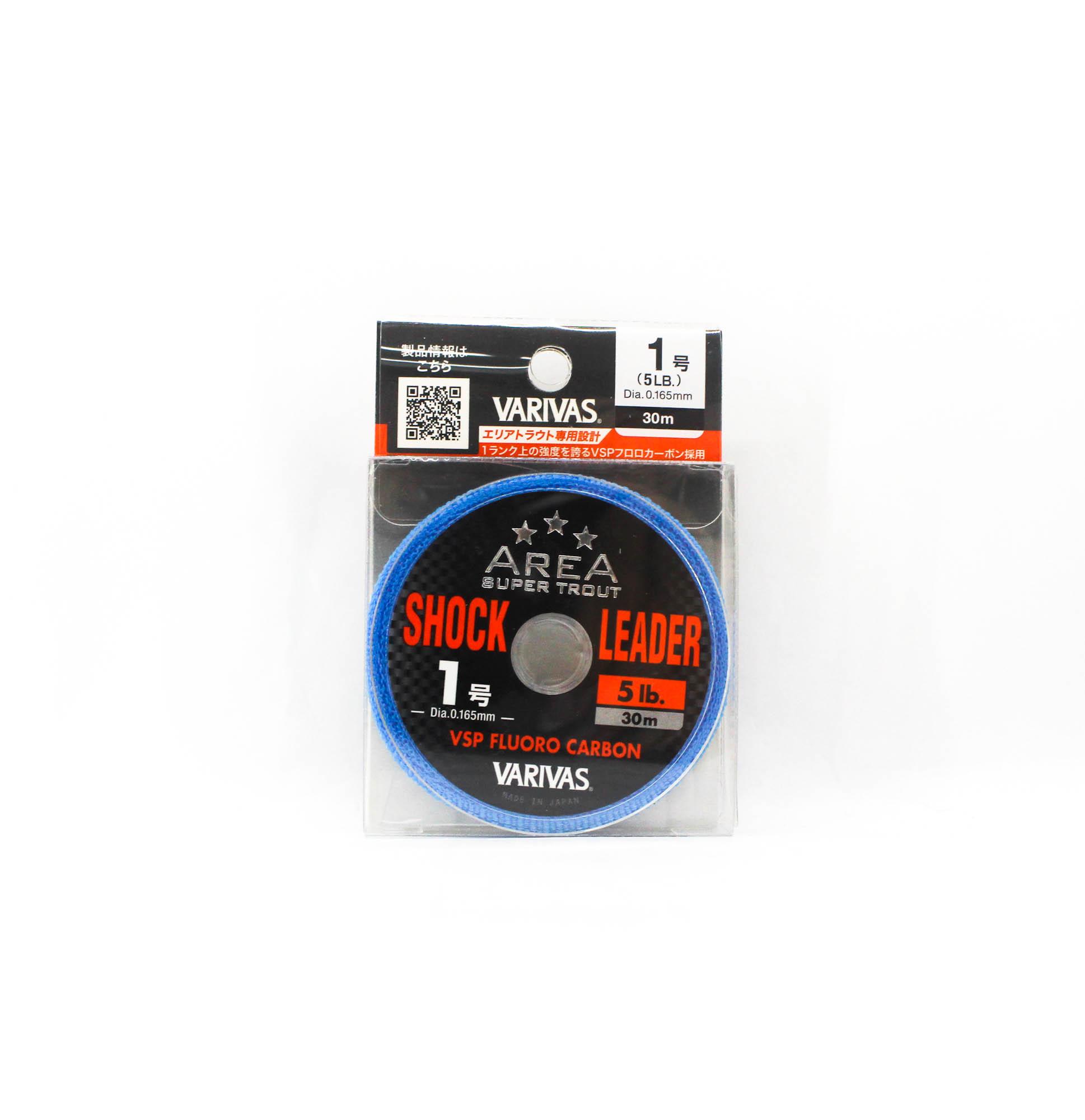 

Varivas Fluorocarbon Super Trout Area Shock Leader Line 30m 5lb (8102) чистый