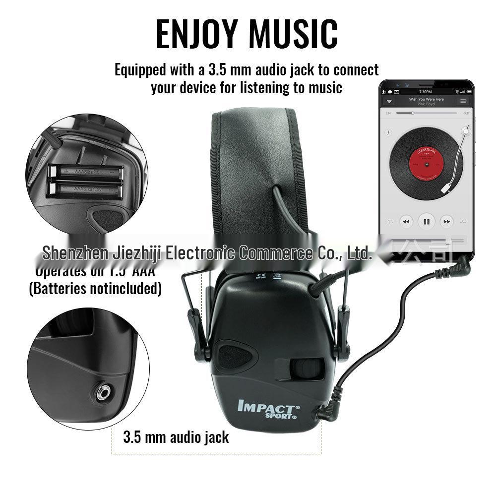 Hot-Selling Noise-Cancelling Earmuffs: Soundproof for Shooting & Outdoor Sports