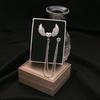 Angel Wings Brooch Vintage Court Style Hollow Round Collar Pin Love Suit Fixed