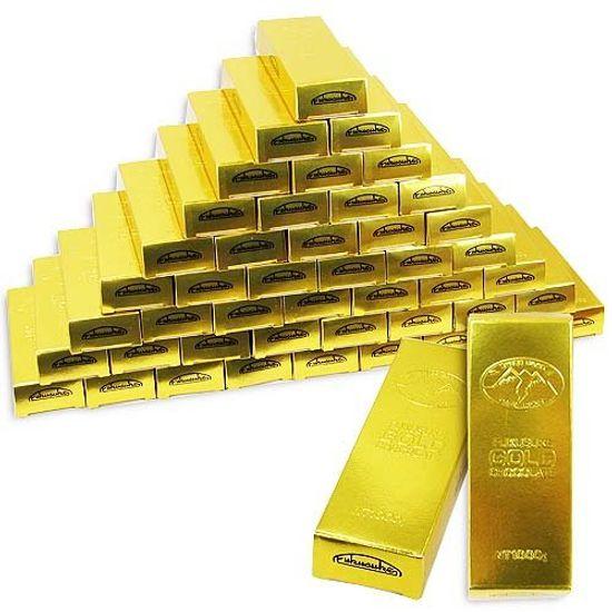

Почувствуй себя богатым человеком! Золотые слитки Fukusuke Gold Chocolate 33 шт. + 12 шт. за единицу [Оптовая закупка шоколадных конфет/конфет для бизнеса]