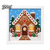 Needlepoint Kit for Beginners DIY Christmas Kit, Holiday Cross Stitch Santa Snowman Elk Patterns, Needlework Craft Adults Teens, Wall Art Handmade