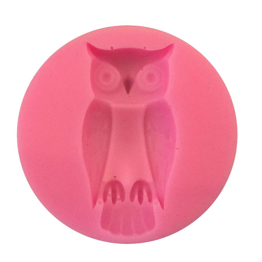 Halloween Molds Fondant Cream Chocolate Silicone Molds Hand Skeleton Spider Bats Pumpkin Owls Clay For Kitchen Baking