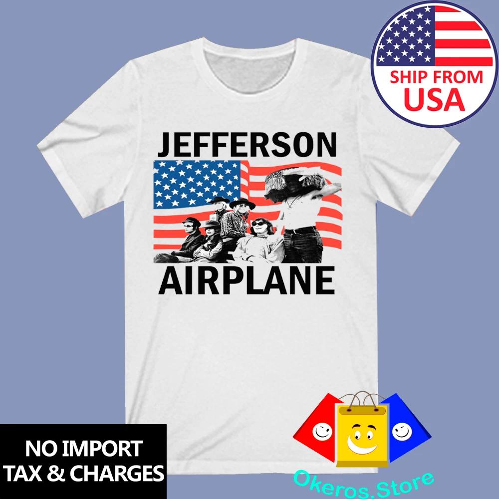 Jefferson Airplane Men s White Size S to 3XL 3XL
