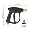 High-Pressure Car Wash Set with Pure Copper Gun & 5 Nozzle Colors - M22 Alloy Water Gun Head
