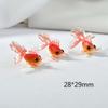 Personality Handmade Jewelry Findings Goldfish Pendant Earrings Components Earrings Accessories