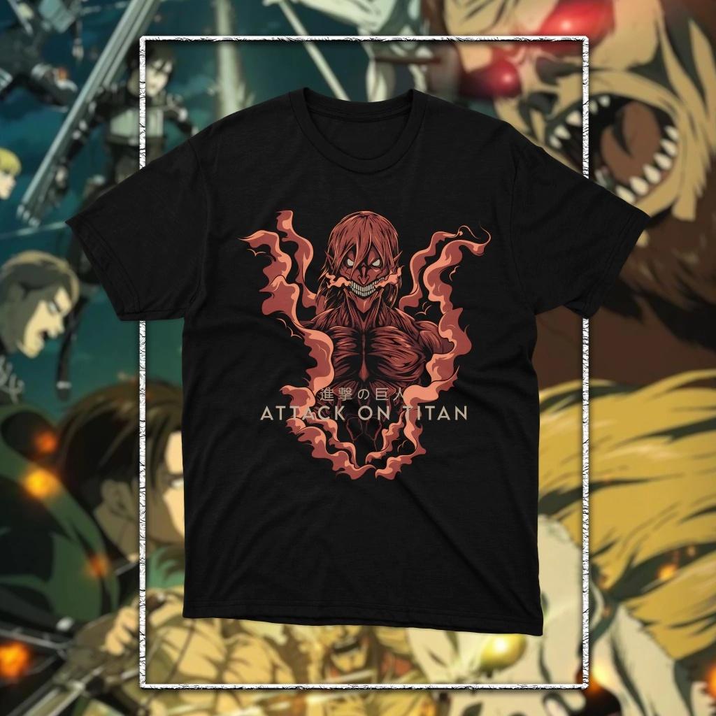 Attack on Titan anime 2026 AOT Graphic Unisexs TShirt Unisex ONeck 100 Cotton Short Sleeve Y2k Oversized Fashion Popular Tee