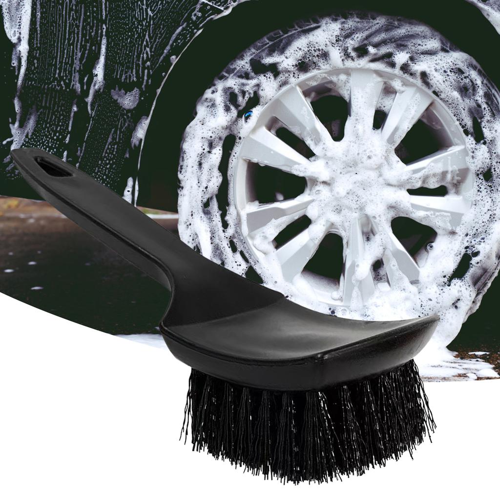 Auto Tire Rim Brush Wheel Hub Cleaning Brushes Car Wash Detailing Wheels Cleaning Brush Nylon Yarn Wheel Rim Brush Washing Tool