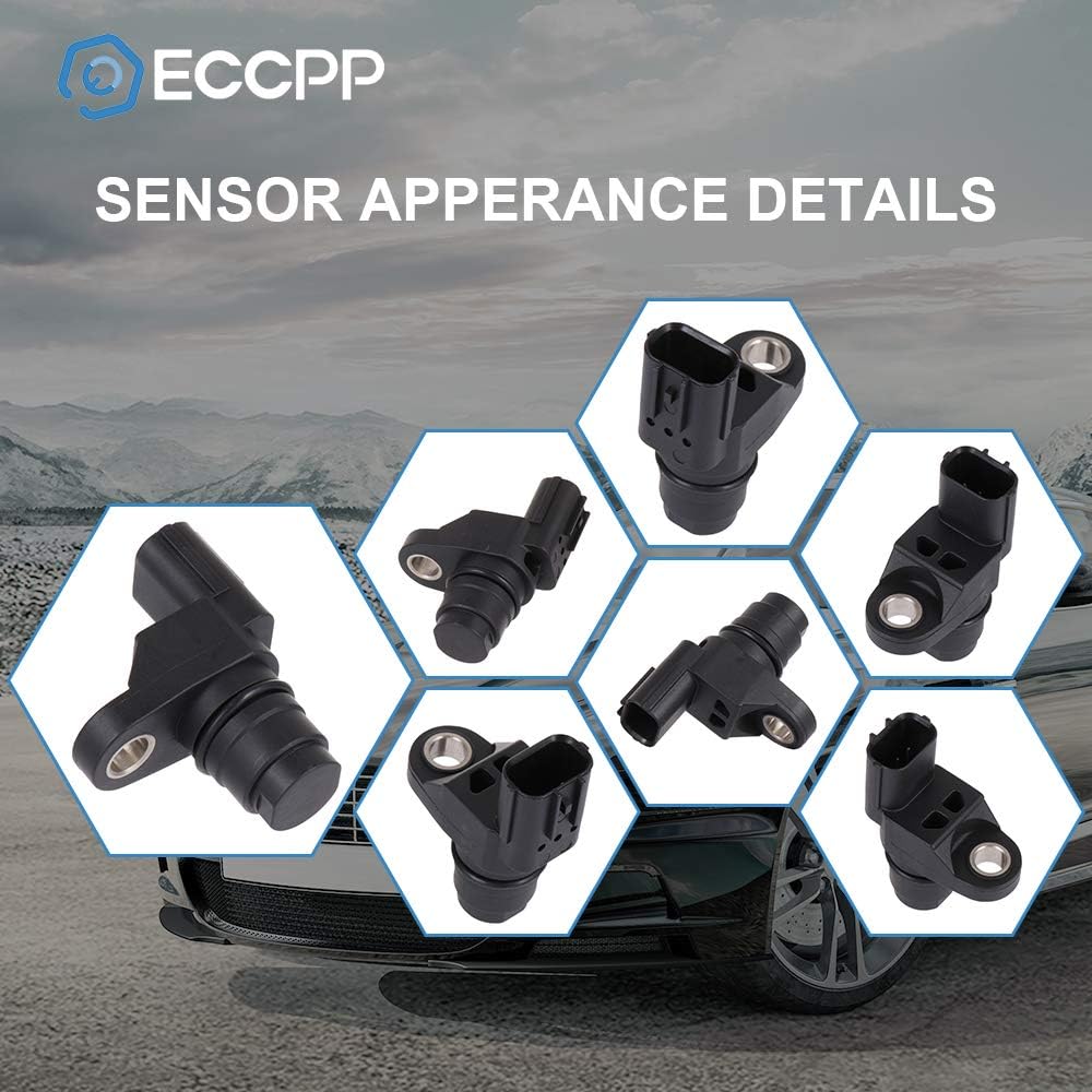 ECCPP 2PCS Camshaft Position Sensor Fit For 2007-2012 for Acura RDX 2002-2006 for Acura RSX 2004-2008 for Acura TSX 2003-2007 for Honda for Accord