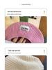 Trendy Korean Style Pink Knit Wool Beret: Women's Autumn/Winter Versatile, Face-Slimming Painter Hat