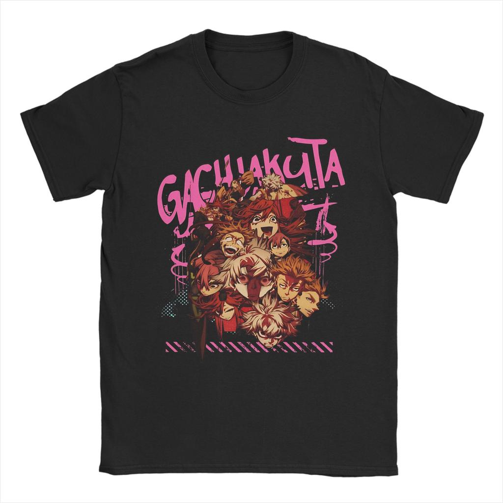 Novelty Jabber Tshirt Men Round Neck Cotton T Shirts Anime Gachiakuta Short Sleeve Tees 4xl 5xl Clothes