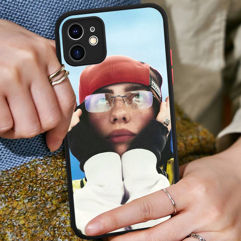 Pop Singer B-Billie Matte Protective Case For IPhone 16 15 14 13 12 11 Pro Max X XS MAX Protection Case