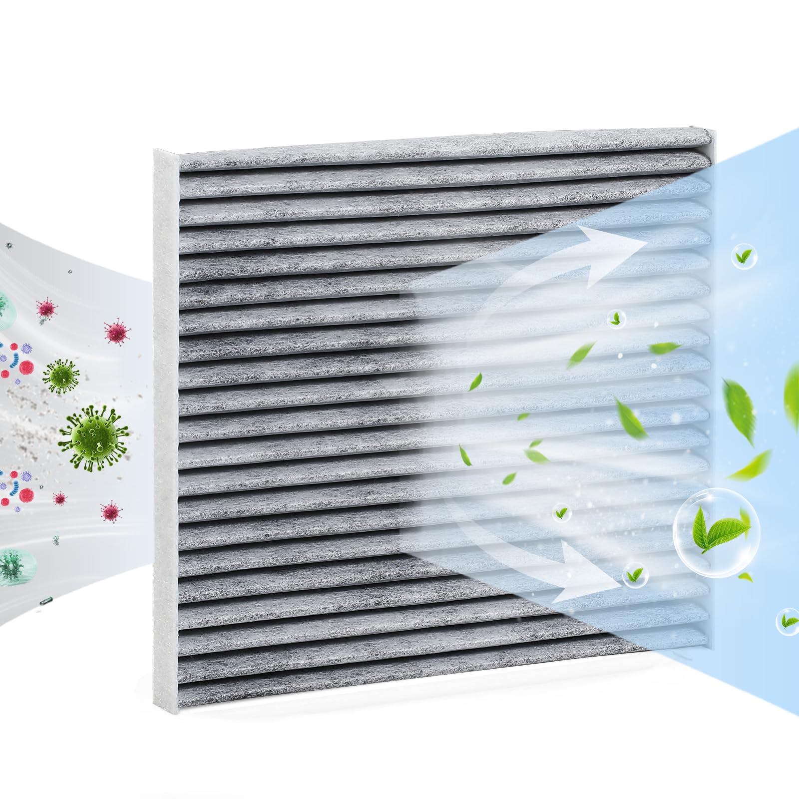 

Suzuki Altrapan Car Air Conditioner Filter DCC7006 Nissan Moko Special 5 Layer Structure Clean Length 16.9cm x Width