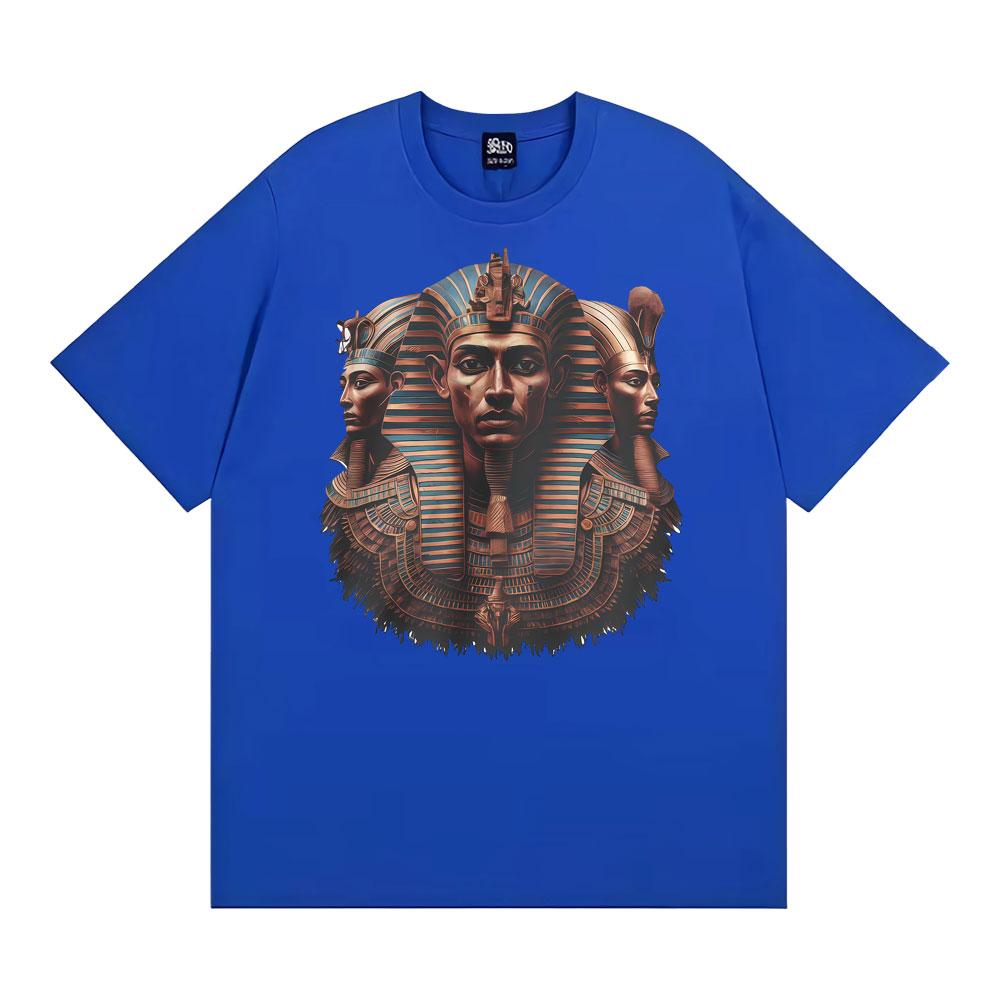 Egyptian Pharaoh Graphic Ancient Egypt Art Meme Tee Shirt Men Women Harajuku Vintage Fashion Humor Tshirts Short Sleeve T Shirt