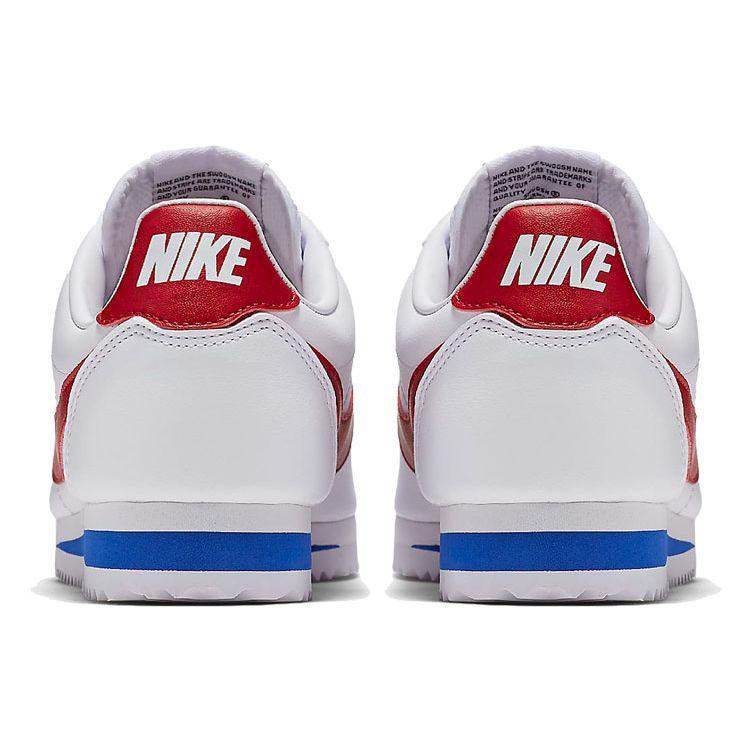 Nike Klasické kožené tenisky Cortez bílo-červené dámské 807471-103