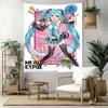 Hatsune Miku Wall Decor Tapestry Art For Pet Memorial Birthdaywedding Party Backdrop Family Gift