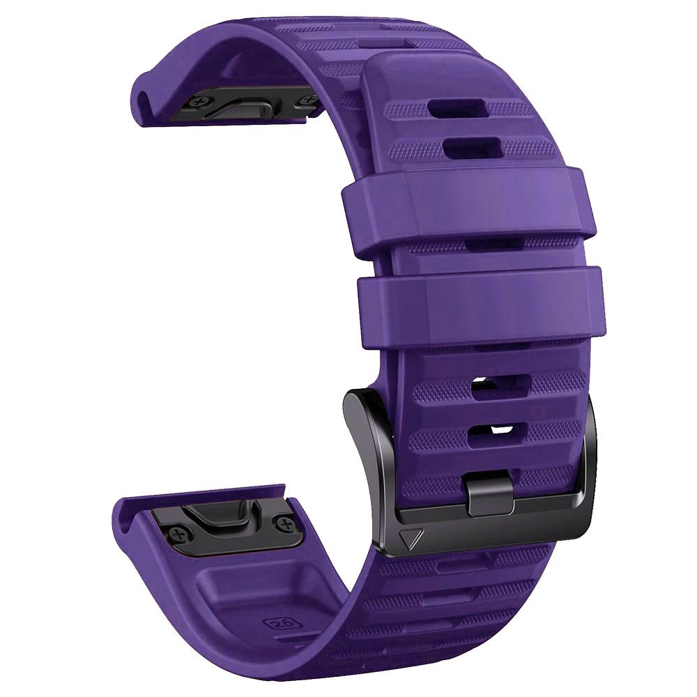 QuickFit 22mm 26mm Silicone Strap for Garmin Fenix 8pro 7 7X E 6X 6 Pro 5 5X Plus Epix/Enduro/Descent Mk2i/Instinct 3 Watchbands