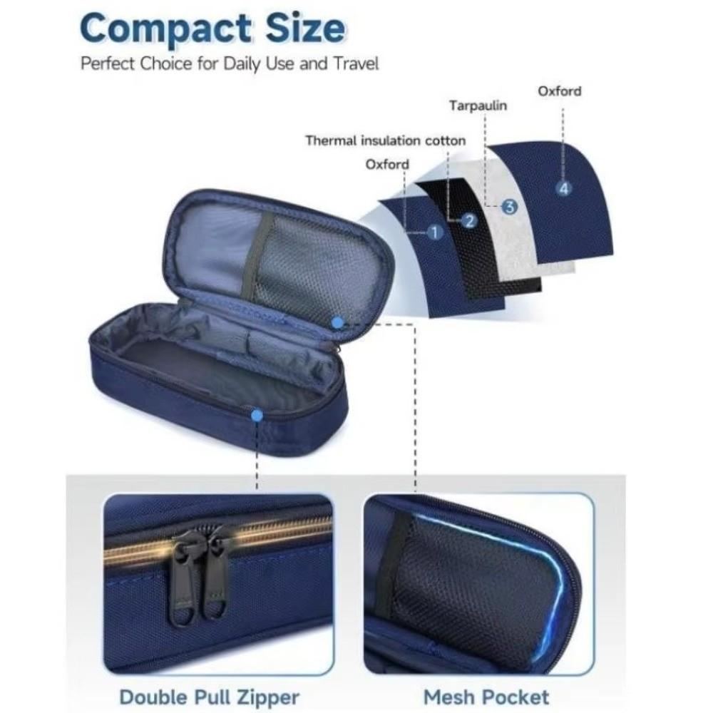 Insulated Material Insulin Cooler Bag Cold Storage Design Medicine Travel Bag For Traveling