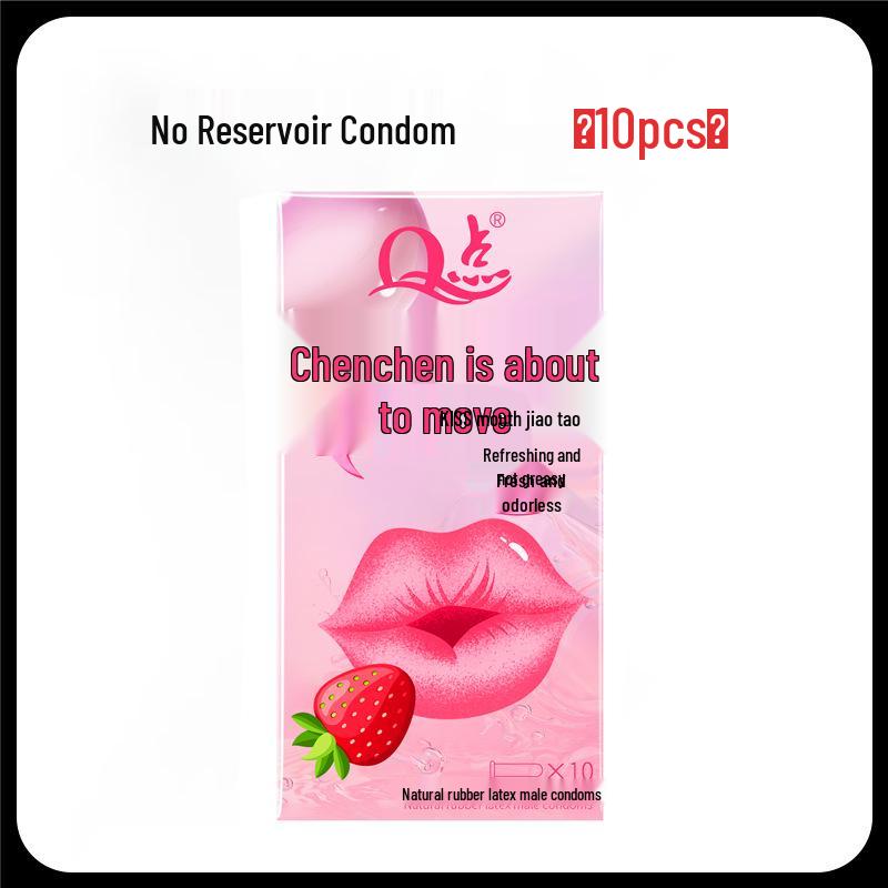 Q-point Hyaluronic Acid 001 Large Particle Delay Condoms - Long-lasting Contraceptives for Adults