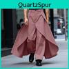 High Zipup Men Incerun Waist Layers Casual Loose Long Straight Pants