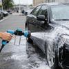 Car Wash Foam Cannon High Pressure Garden Hose Nozzle with Soap Dispenser Foam Sprayer with 8 Adjustable Spray Modes