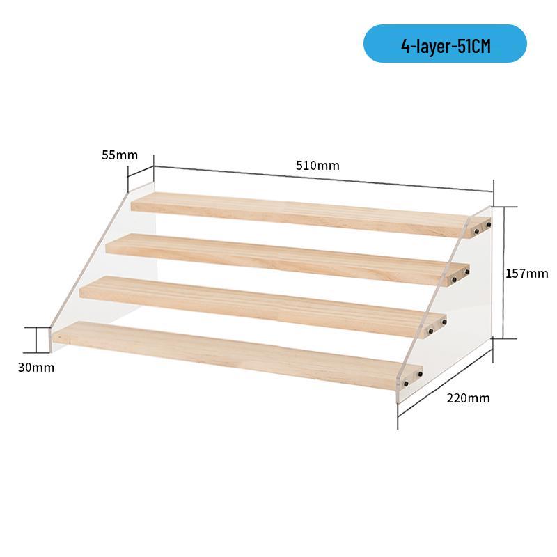 Handmade Multi-Layer Acrylic Figurine Display Rack