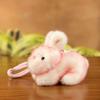 Plush Bunny Keychain Plush Toy With Pp Cotton Filling For Gift And Collection