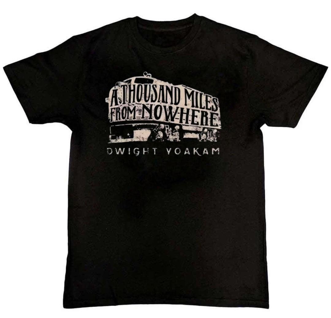 New Dwight Yoakam Thousand Miles Train Mens T-Shirt L