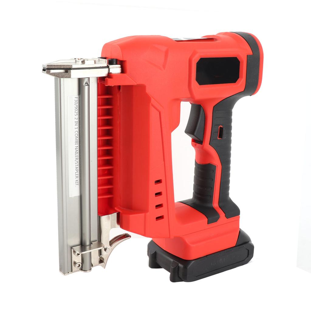 Cordless Lithium Brad Nailer Kit 18 Gauge 100 Nails Capacity Brad Nailer Kit for Roof Floor Furniture 18V