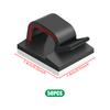 50/100Pcs Wire Cable Holder Clips R-type Black/White Plastic Adhesive Fixed Fastener Clamp for Home Office Desktop Organizer