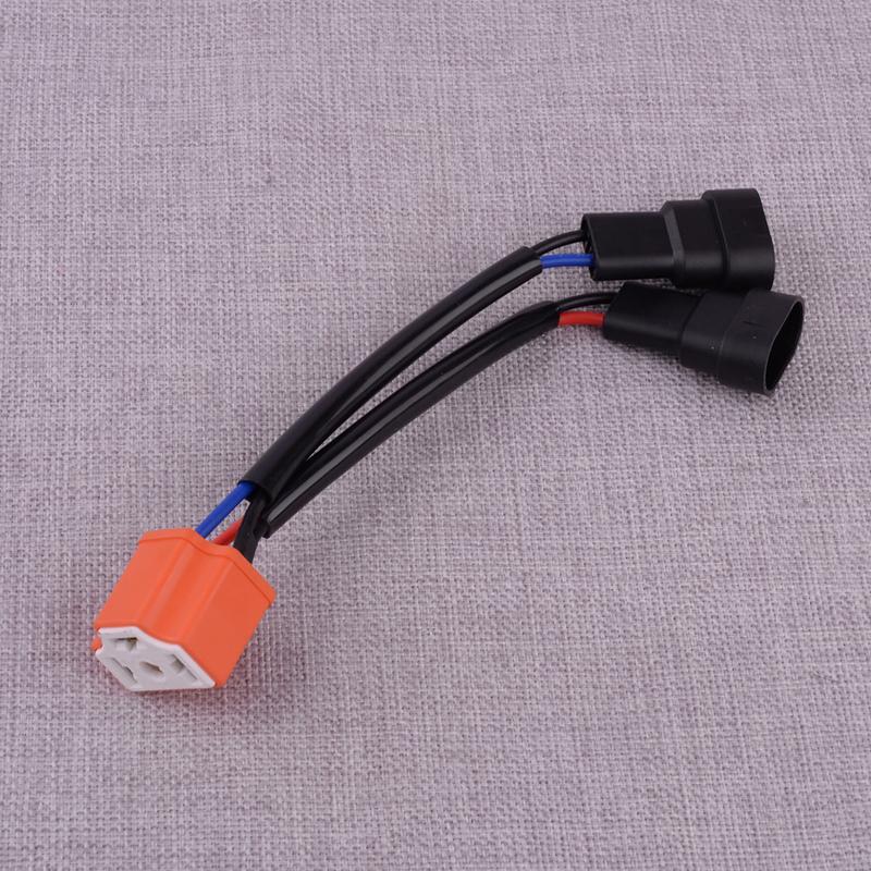 Front Left Right 9005 9006 To H4 Headlight Bulb Conversion Socket Harness Plug Wire Adapter New High Quality