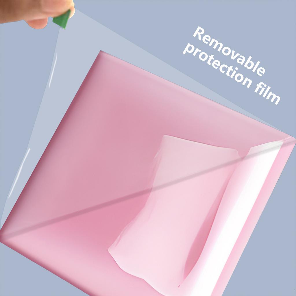 10Pcs Luxury Pink Brick Wall Stickers Imitation Brick Bedroom Decoration Waterproof Self Adhesive Tile Wallpaper Kitchen Cupboard Decor