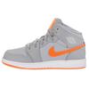 (GS) Air 1 Mid Wolf Grey Bright Citrus 'Grey' Kids' 554725-008