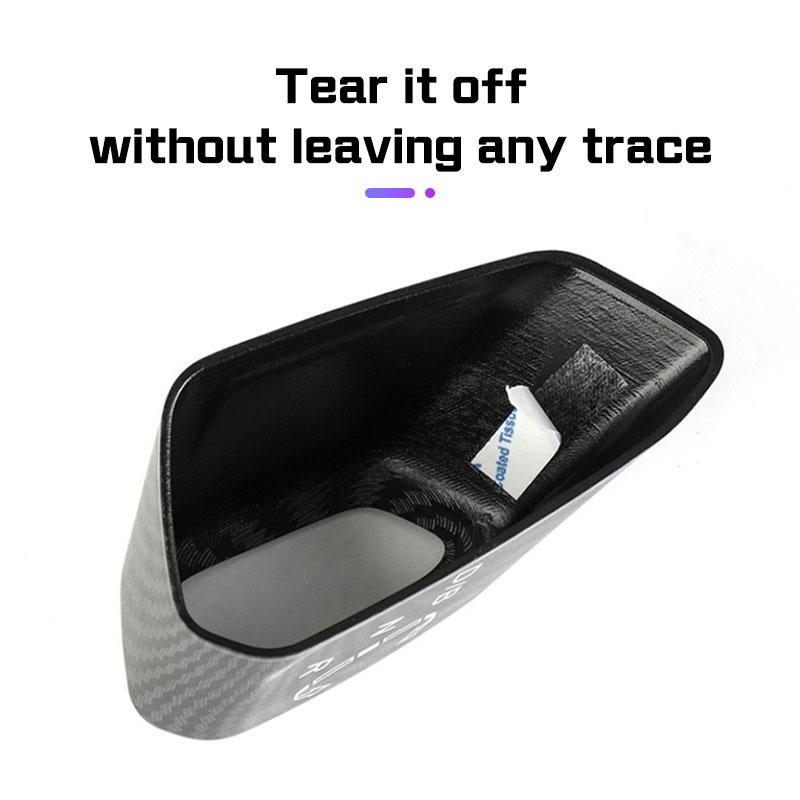 Car Gear Knob Decorative Panel Frame and P Button Cover Trim Interior for VW Volkswagen ID.3/ID.4 I/ID.6