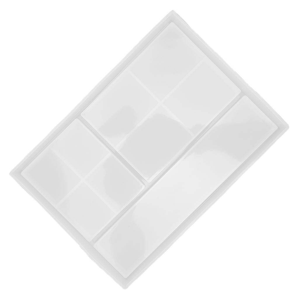 DIY Crystal Epoxy Tray Mold Reusable Easy To Demold Multi Grid Jewelry Box Molds