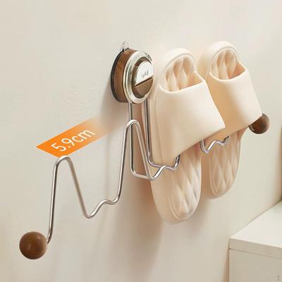Badezimmer Hausschuhe Halter Haus Aufhänger Kein Bohren Regal Edelstahl Rack Dusche