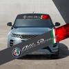 For Alfa Romeo Giulia GT Giulietta 156 159 155 Mito Stelvio Tonale Brera Spider Car Windshield Reflective Sticker Decals